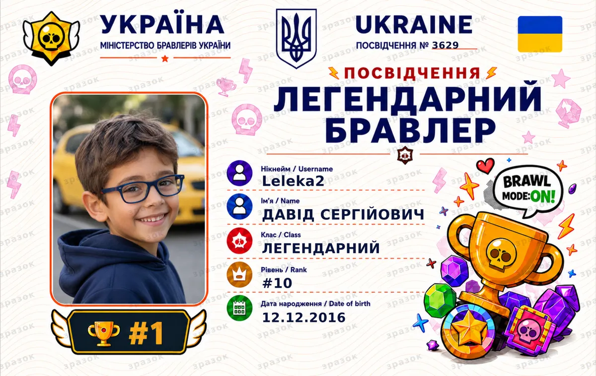Легендарный бравлер ID