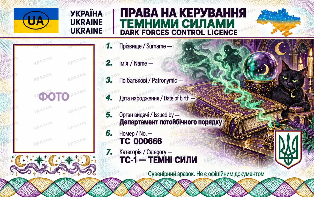 Права на керування темними силами