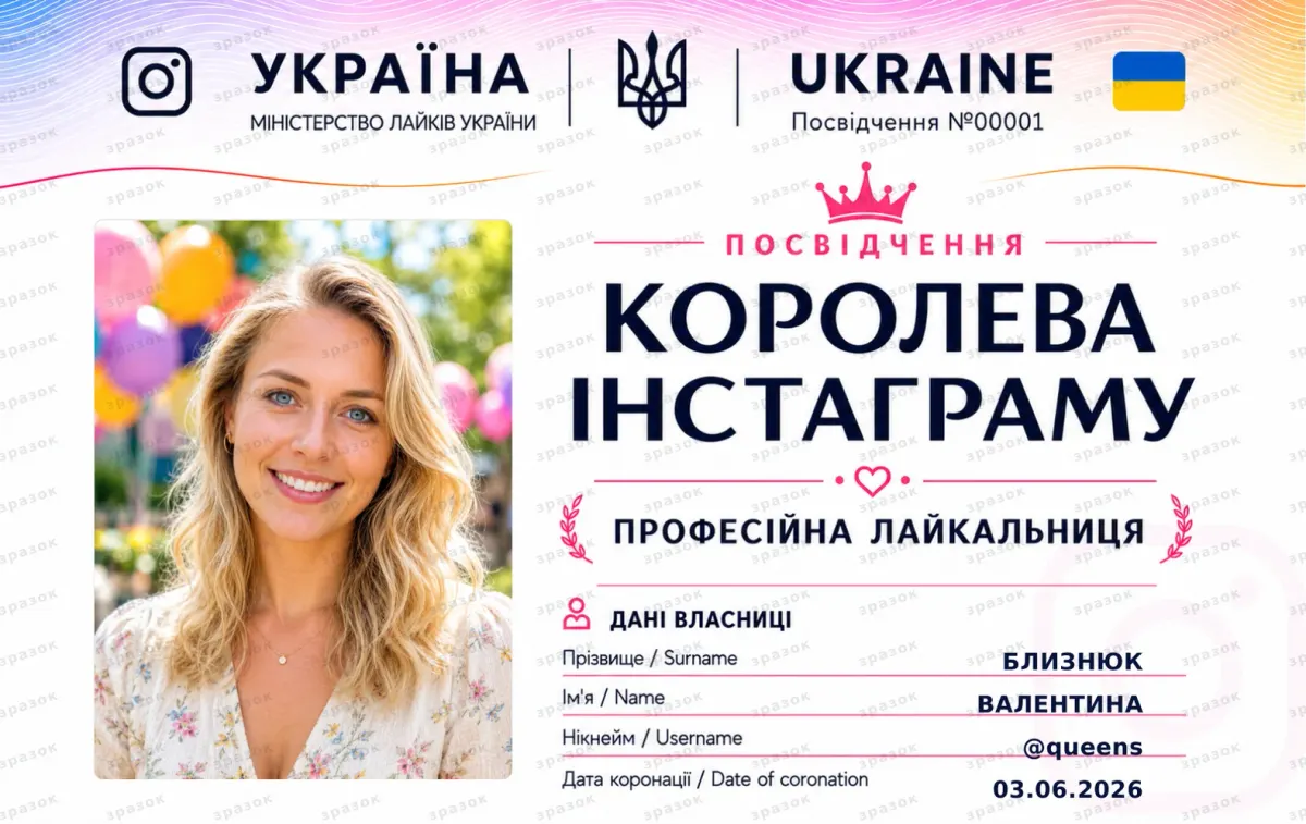 Королева Инстаграма ID