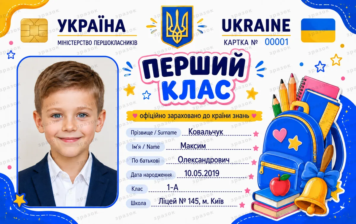Посвідчення першокласника