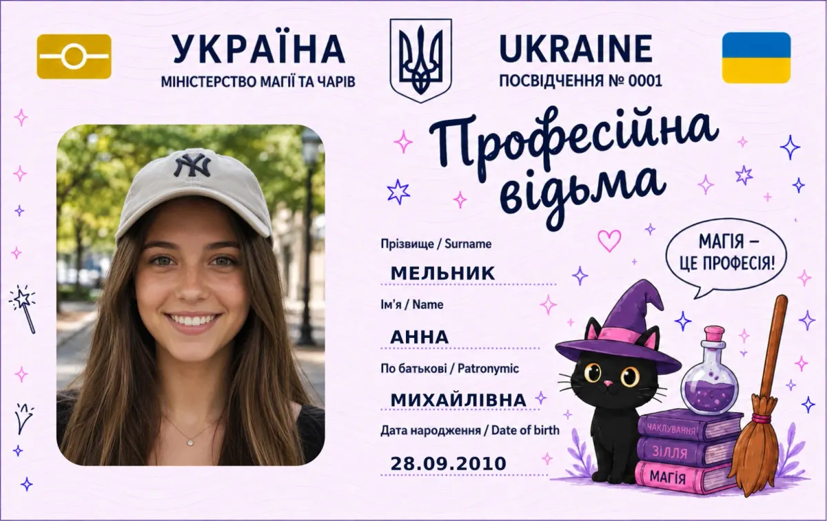 Профессиональная ведьма ID · вариант 2