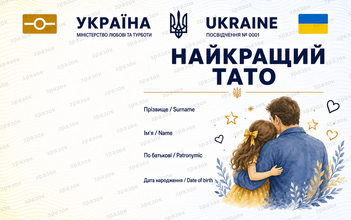 Лучший папа · вариант 2