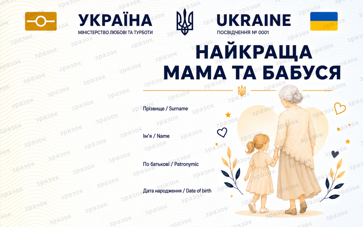 Найкраща мама та бабуся